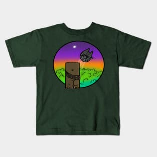Space Adventurer Guy Kids T-Shirt